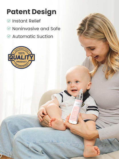 GROWNSY Nasal Aspirator for Baby, Electric Nose Sucker, Powerful Suction