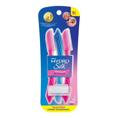 Schick Hydro Silk Touch-Up Dermaplane Razor for Women Face, 3 ct