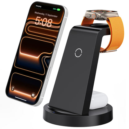 Anlmz 3 in 1 Charging Station - Wireless Charger for Apple Multiple Devices