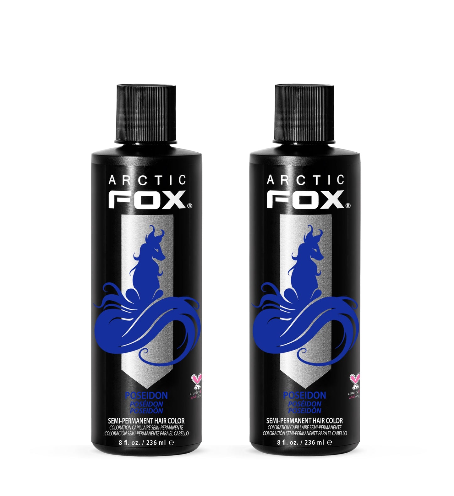 ARCTIC FOX Semi-Permanent Hair Dye - Sunset Orange, Vegan - 2 x 8 oz