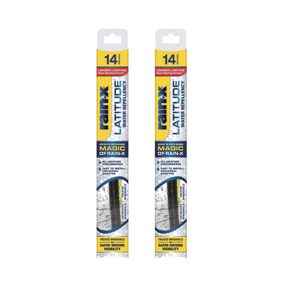 Rain-X 810348 Repellency Water Repellent Wiper Blades, 26" & 16" Windshield Wipers, All Weather Streak-Free for Enhanced Visibility w/Water Repellency Formula [Amazon Exclusive]