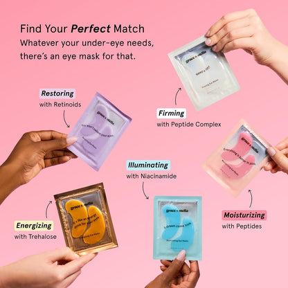 grace & stella Award Winning Eye Patches for Puffy Eyes