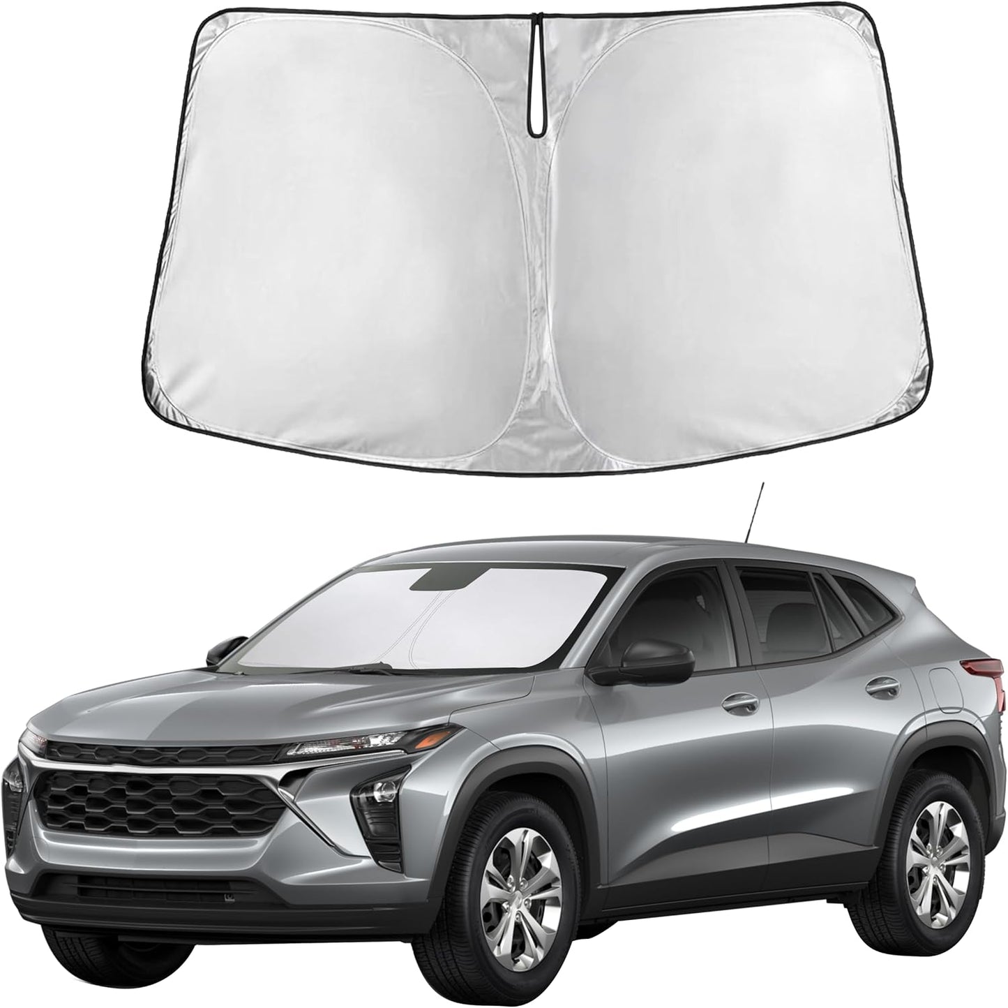 Autovir Windshield Sun Shade, 2017-2026 Tesla Model 3 & Y, 280T Visor Shade