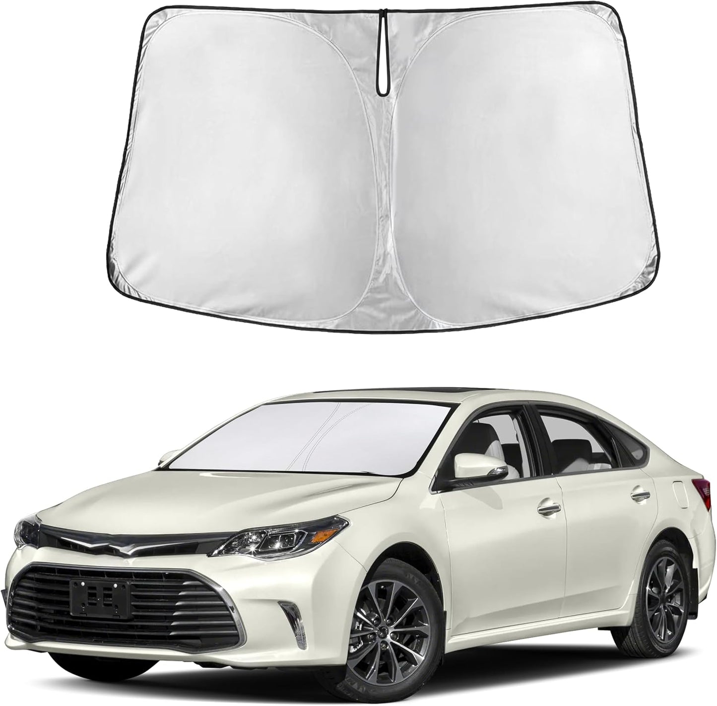 Autovir Windshield Sun Shade, 2017-2026 Tesla Model 3 & Y, 280T Visor Shade