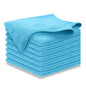 USANOOKS Microfiber Cleaning Cloth Grey - 12 Pcs (12.5"x12.5") - High Performance - 1200 Washes, Ultra Absorbent Microfiber Towel Weave Grime & Liquid for Streak-Free Mirror Shine - Car Washing Cloth