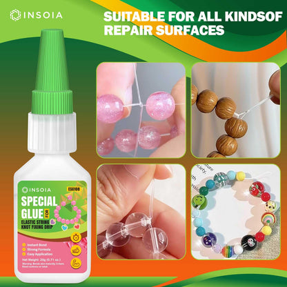 INSOIA Super Medium CA Glue, 20g, Strong Bond, with Precision Tips