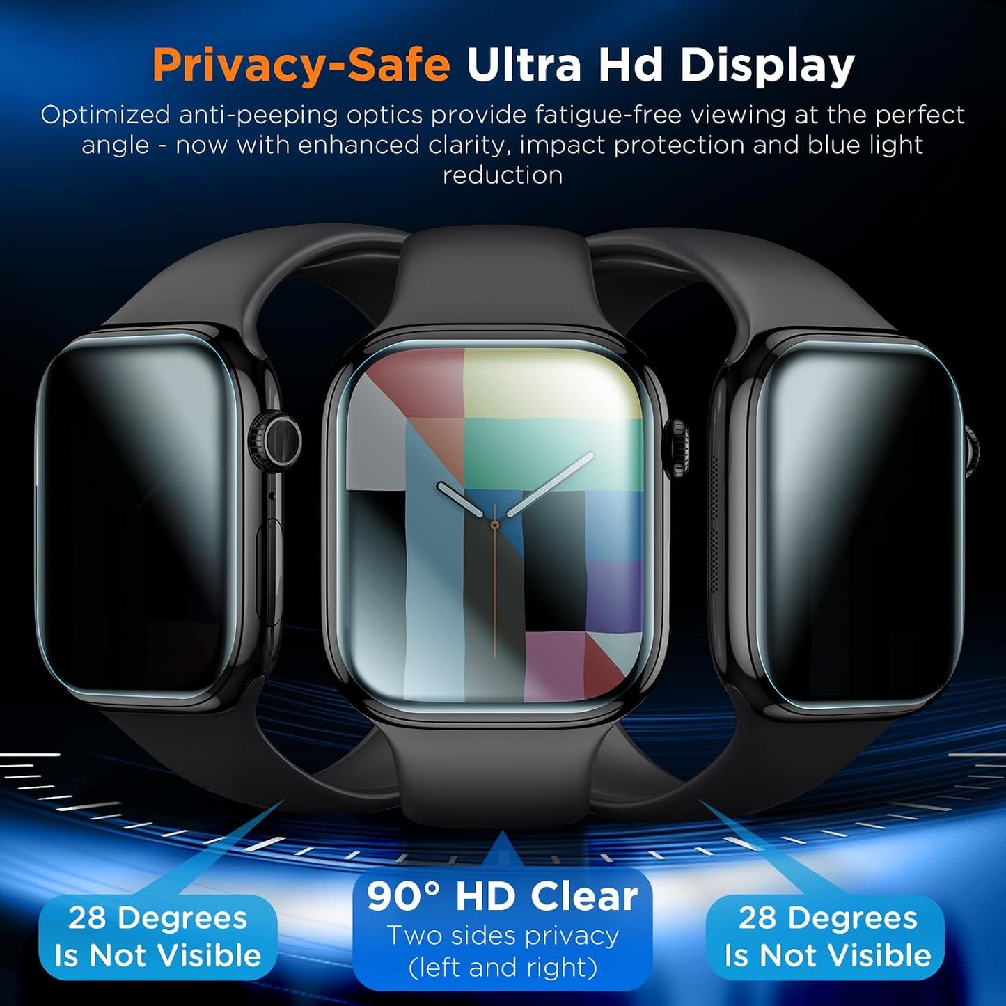 LK 3 Pack for Apple Watch Ultra/Ultra 2 / Ultra 3 Screen Protector 49mm