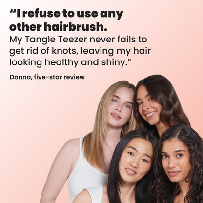 Tangle Teezer Ultimate Detangler Brush, Straight to Wavy, Liquorice Black