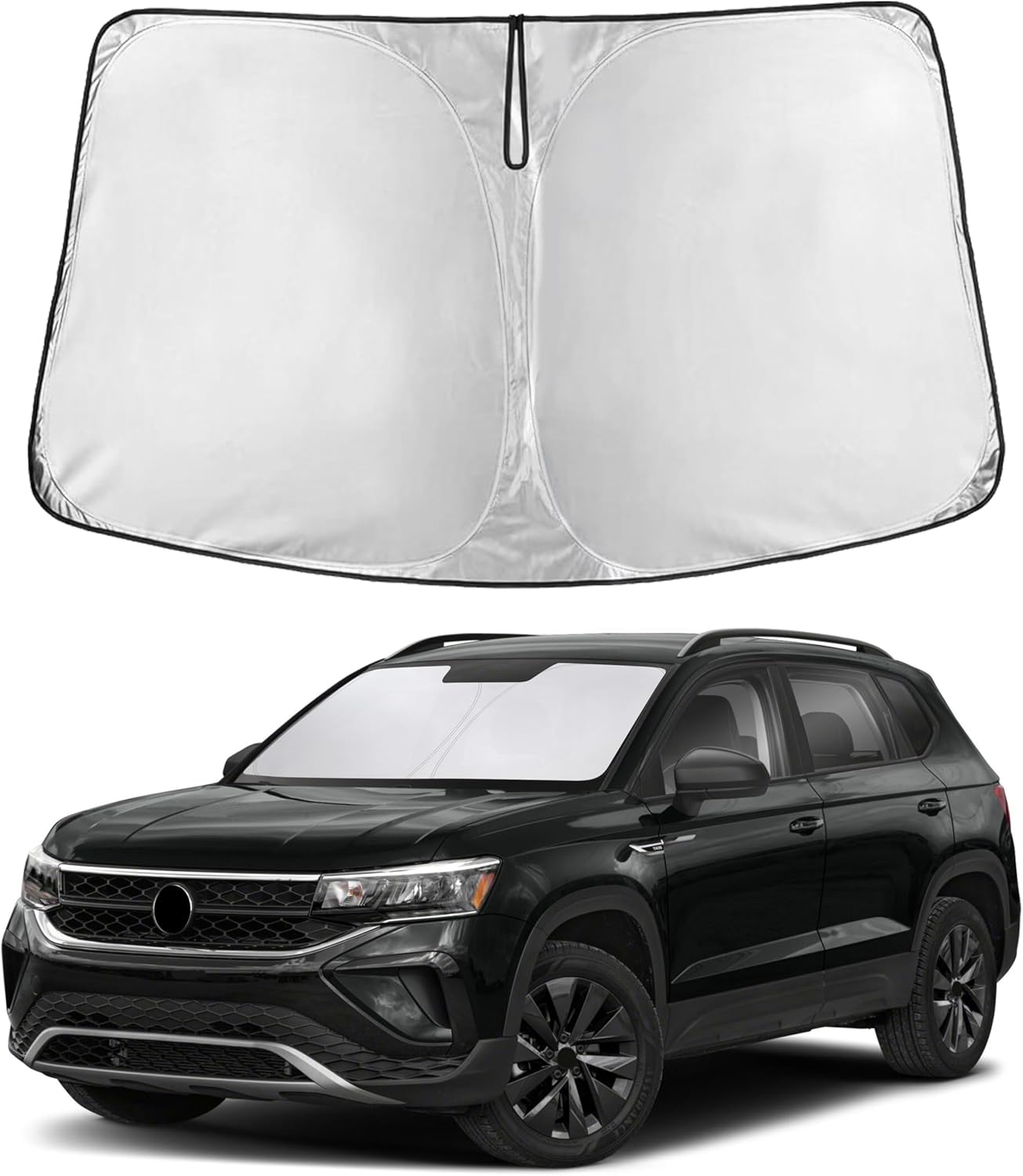 Econour Car Windshield Sun Shade, Front Window Sun Blocker for SUVs,Sedan