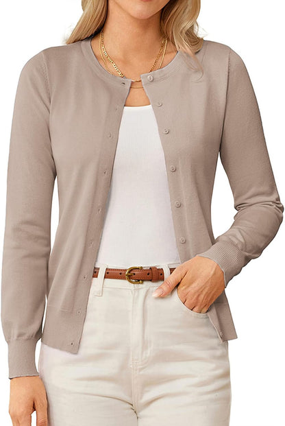 GRACE KARIN Knit Cardigan Sweaters for Women Lightweight Fall Outfits 2026