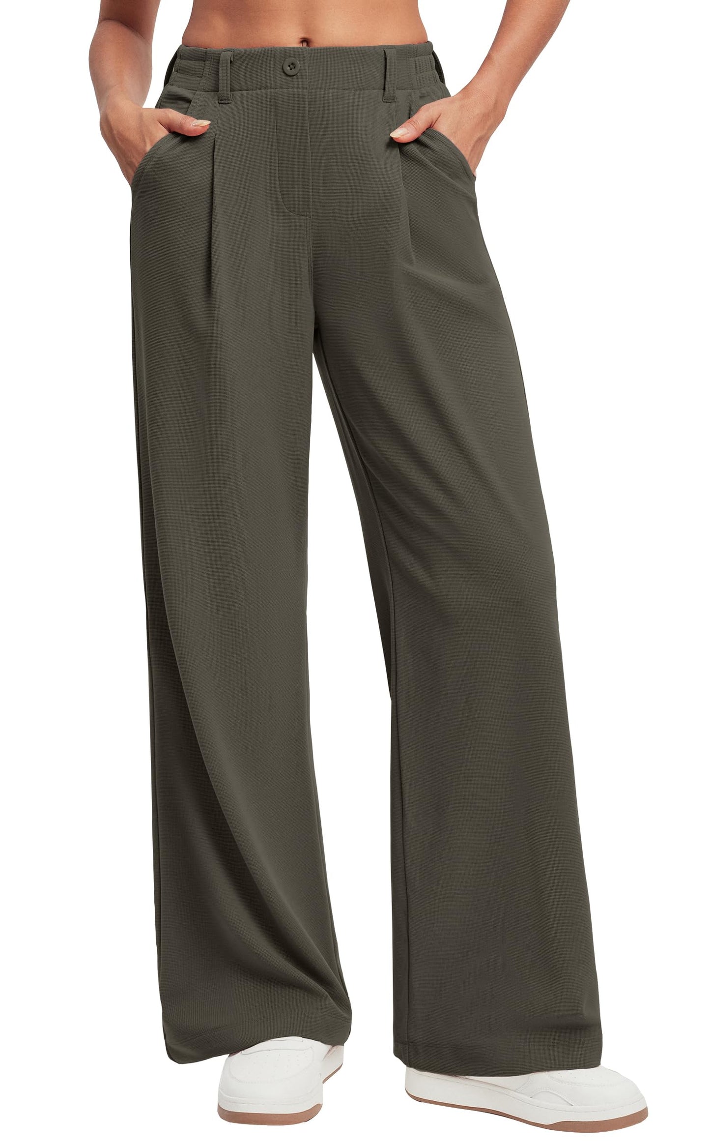 Ewedoos Wide Leg Dress Work Pants for Women Business Casual Office Outfits