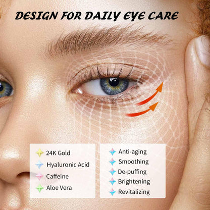 Maskiss 24k Gold Under Eye Patches (50 Pairs), eye mask, Collagen Skin Care Products, Eye Patches for Puffy Eyes, eye masks for dark circles and puffiness