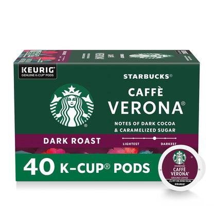 Starbucks K-Cup Coffee Pods, Dark Roast Hot or Iced Coffee, French Roast, 96 Keurig Pods