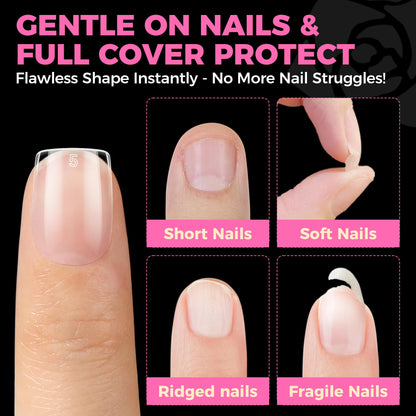 UNA GELLA 9 in 1 Gel Nail Glue U V Super Hold for Gel Nails Tips 10ml