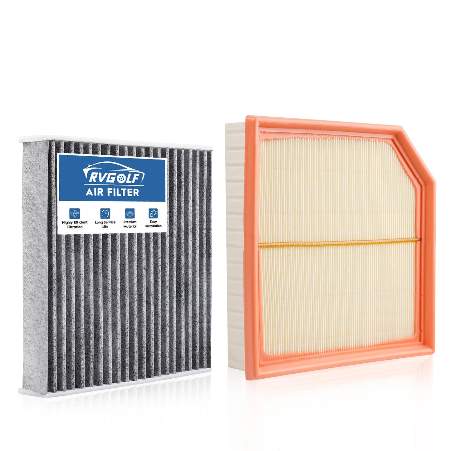 Engine+Cabin Air Filter Fit for 2014-2020 Rogue, 2017-2022 Rogue Sport