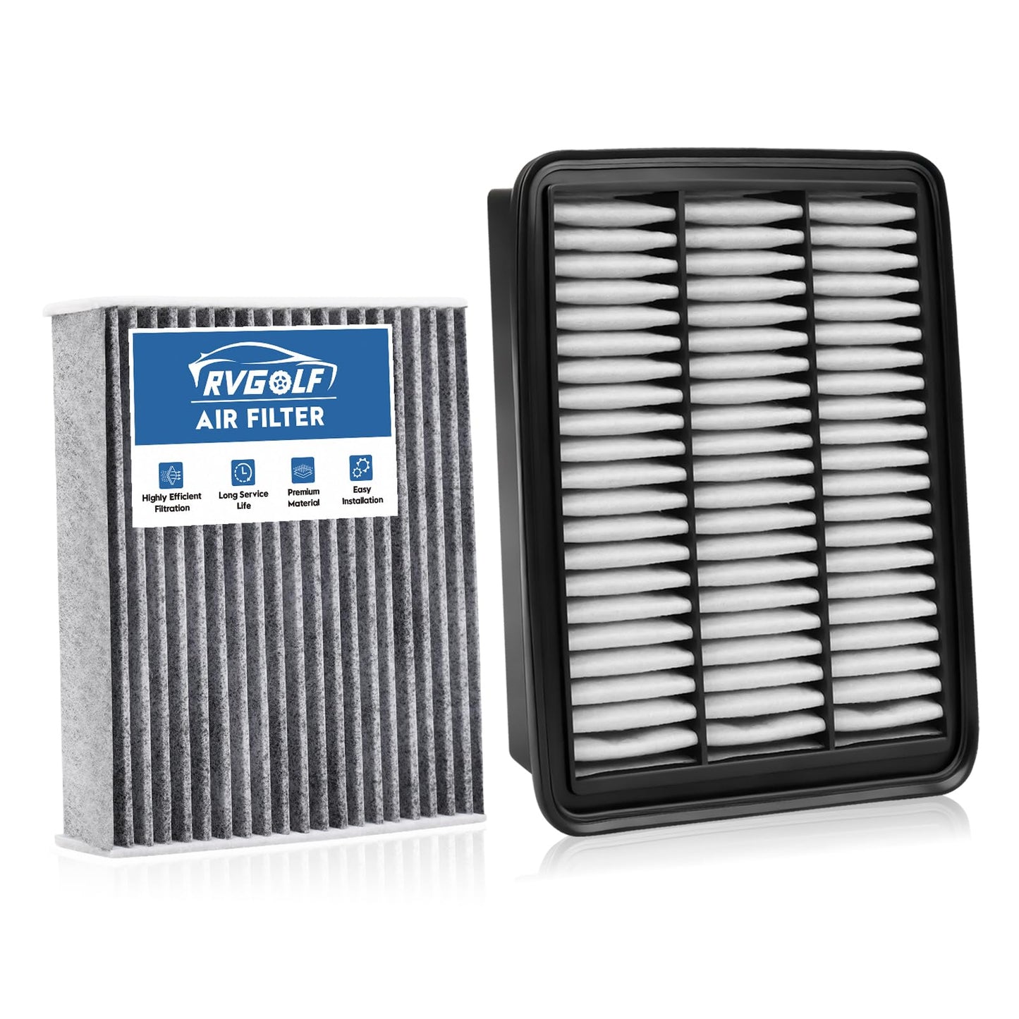 Engine+Cabin Air Filter Fit for 2014-2020 Rogue, 2017-2022 Rogue Sport