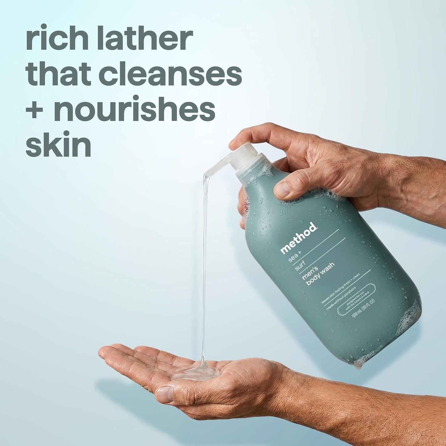 method Men’s Body Wash, Sea + Surf Scent, 28 fl oz