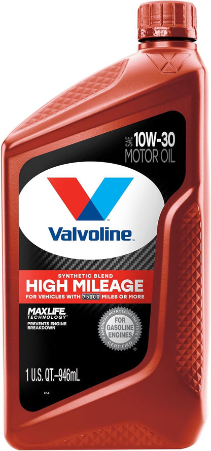 Valvoline MaxLife High Mileage 5W-30 Synthetic Blend Motor Oil 5 Quart