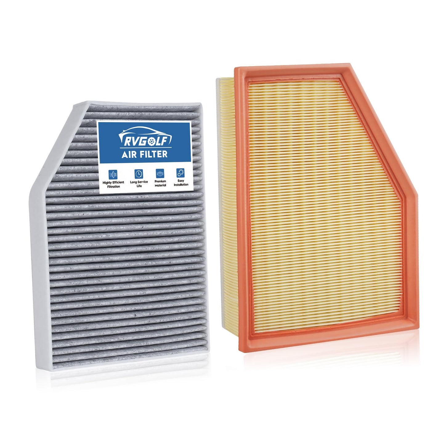 Engine+Cabin Air Filter Fit for 2014-2020 Rogue, 2017-2022 Rogue Sport