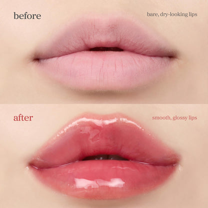 NOONI Korean Lip Oil - Applepeony - pH Color-Changing Plumping Lip Gloss