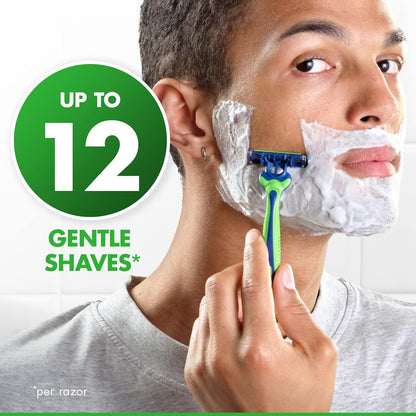 Gillette Sensor3 Sensitive Men's Disposable Razor, 1 Razor - Case of 36