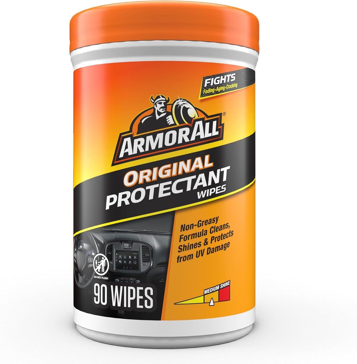 Armor All Car Interior Value Pack, 90 Count, Auto Cleaning Wipes