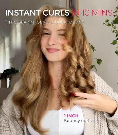 TYMO Automatic Rotating Curling Iron, TYMO CURLPRO Beach Waves Hair Curler