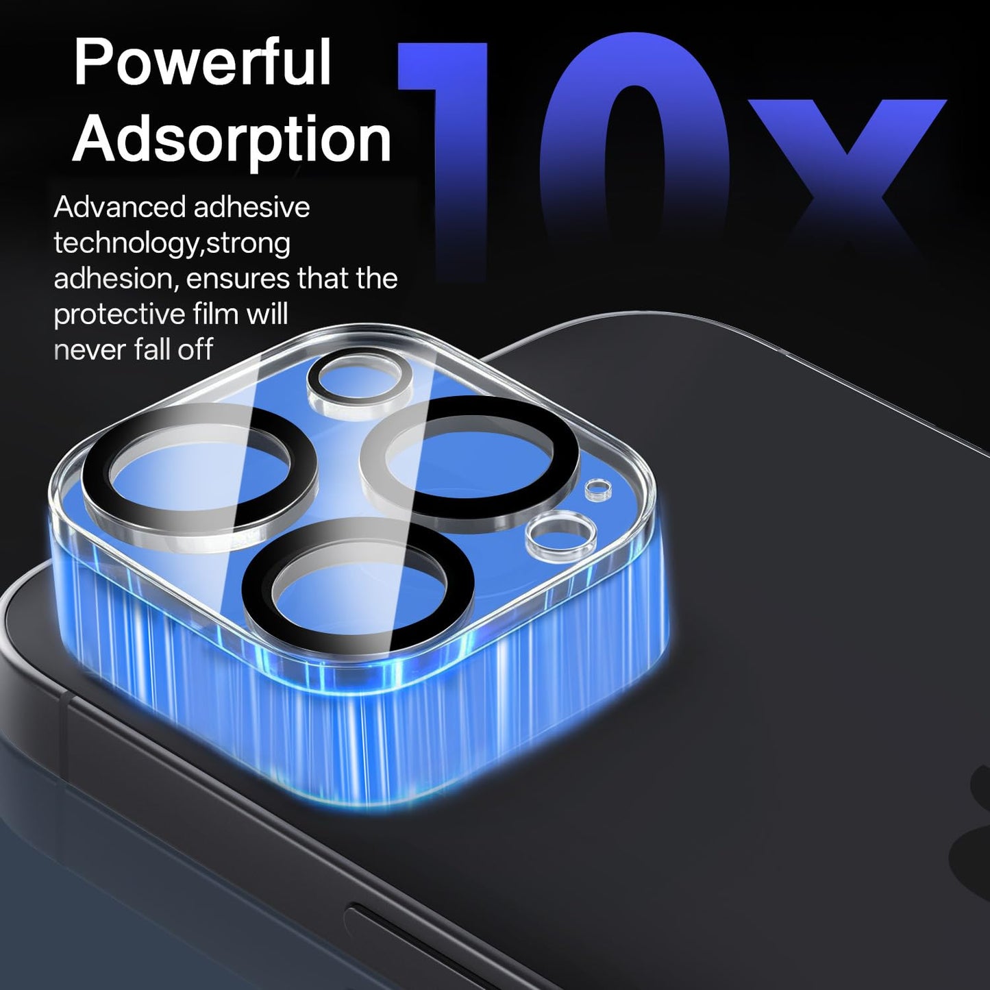 Wiaocit Camera Lens Protector for iPhone 16 Pro/iPhone 16 Pro Max
