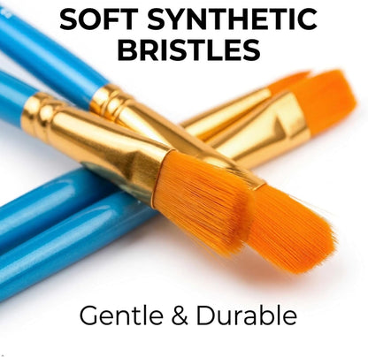 Soucolor Acrylic Paint Brushes Set, 20 Pcs Pointed Tip Artist Paintbrushes