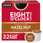 Eight O'Clock Coffee Hazelnut, Single-Serve Keurig K-Cup Pods, Flavored Medium Roast Coffee Pods, 96 Count