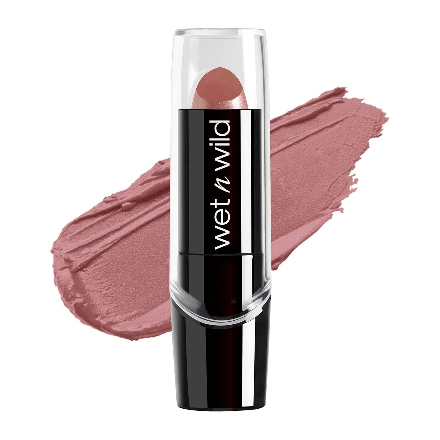 wet n wild Silk Finish Lipstick, Hydrating Rich Buildable Lip Color, Formulated with Vitamins A,E, & Macadamia for Ultimate Hydration, Cruelty-Free & Vegan - A Short Affair