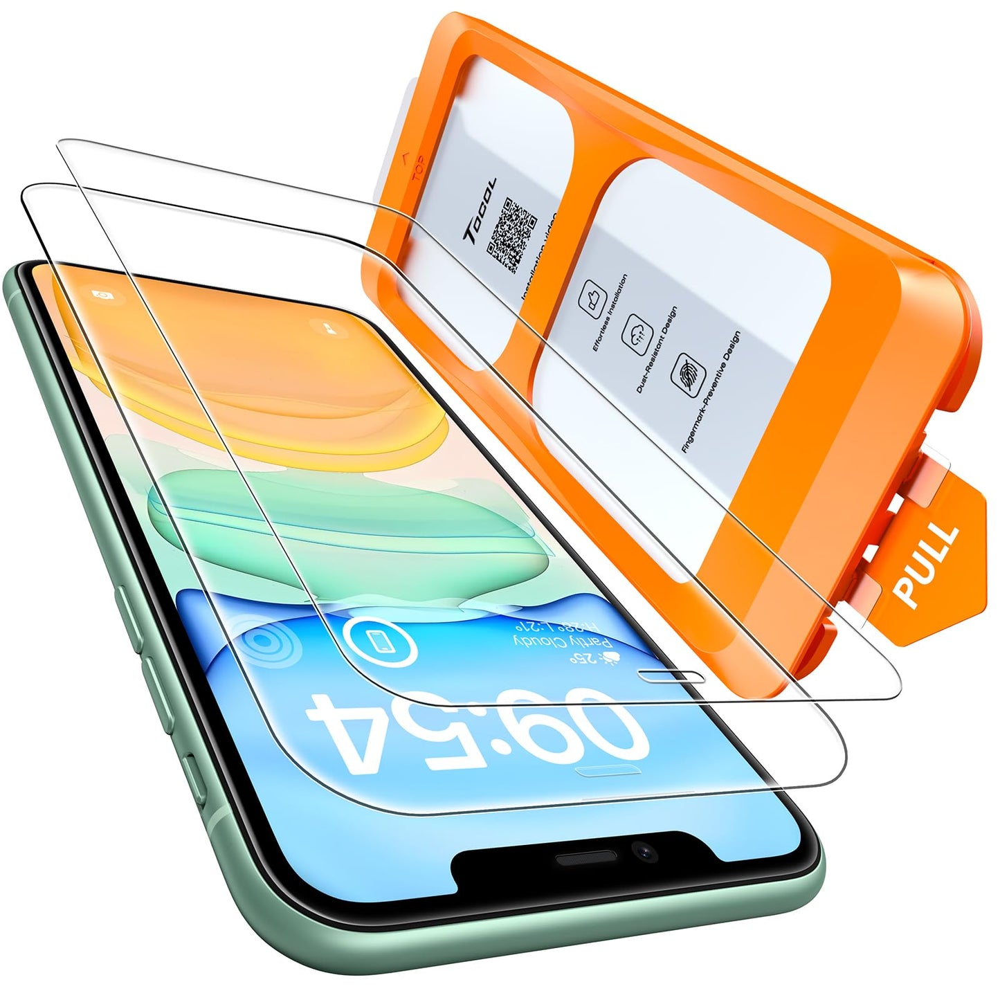 TOCOL for iPhone 17 Pro Max Screen Protector, Clear