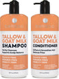 Caffeine Shampoo and Conditioner Set - Volumizing Products for Women and Men - Thickening, Volume Boosting Formula for Thinning and Fine Hair - Sulfate Free, No Parabens - Hydrating, Salon Grade