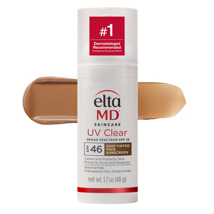 EltaMD UV Clear Face Sunscreen with Zinc Oxide, Oil-Free, SPF 46 and SPF 50