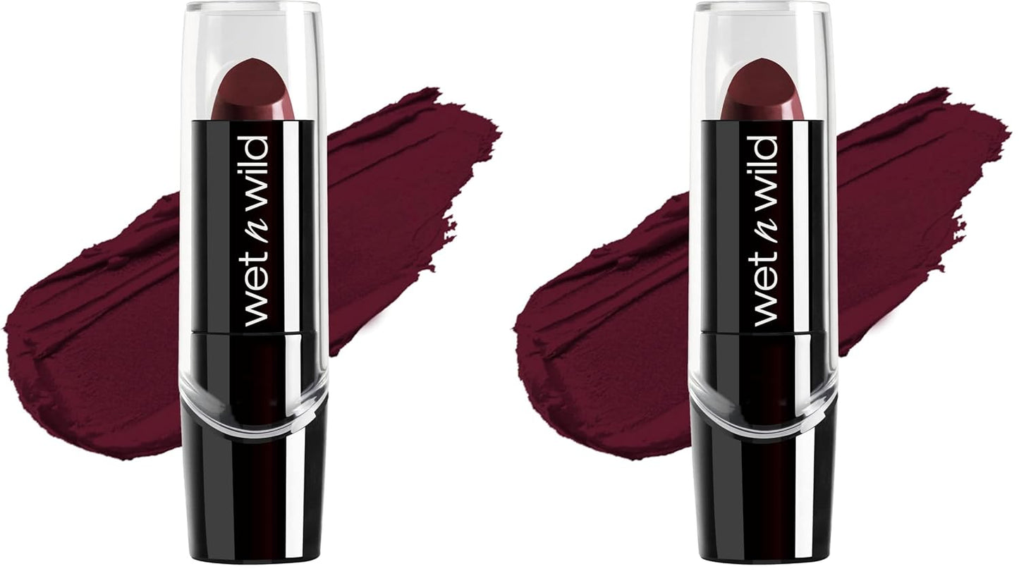 wet n wild Silk Finish Lipstick, Hydrating Rich Buildable Lip Color, Formulated with Vitamins A,E, & Macadamia for Ultimate Hydration, Cruelty-Free & Vegan - A Short Affair