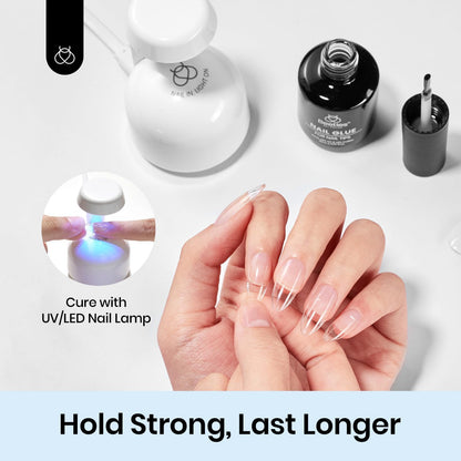 Beetles 2 Pcs 15ml No Wipe Gel Top Coat and Base Coat Set