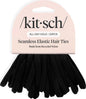 Kitsch Elastic Hair Ties No Damage | Stretchable Hair Bands - Neutral 12pcs