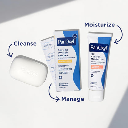 PanOxyl Acne Cleansing Bar, 2% Salicylic Acid, For Face & Body, 4 oz