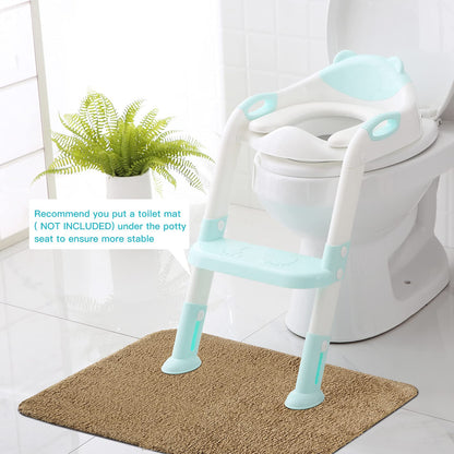 Potty Training Toilet for Toddlers, 2-in-1 Potty Training seat, Anti-Slip