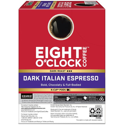 Eight O'Clock Coffee Hazelnut, Single-Serve Keurig K-Cup Pods, Flavored Medium Roast Coffee Pods, 96 Count