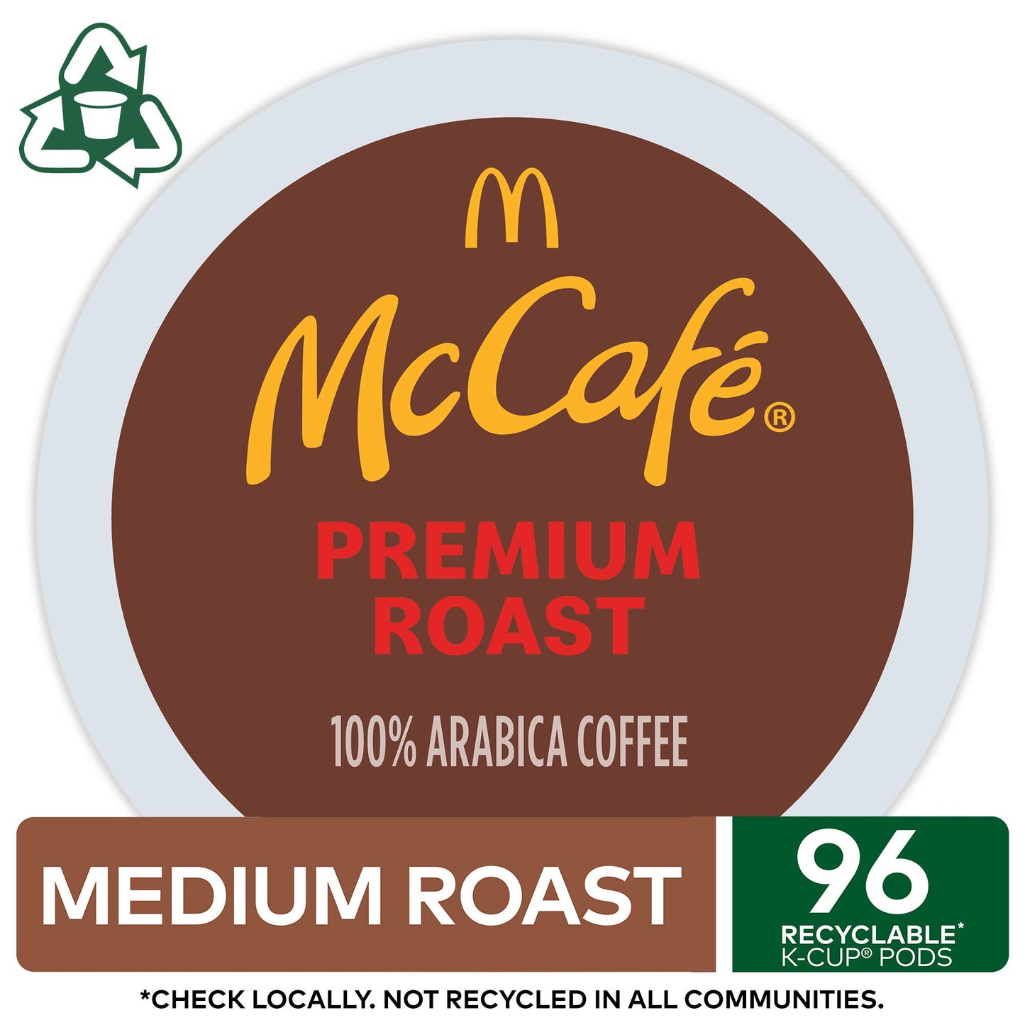 McCafe Premium Roast Coffee, Single Serve Keurig K-Cup Pods, Medium Roast, 84 Count