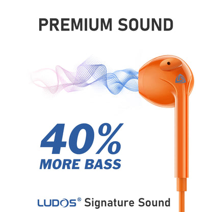 LUDOS Zenith USB C Headphones for iPhone 17 16 15 Pro Max Plus Air iPad Pro Air, 5 Years Warranty, USB-C Earbuds for Samsung Galaxy S24 S23 Ultra S22 S21 S20 A55 A54 A53, USB Type C Earphones - White