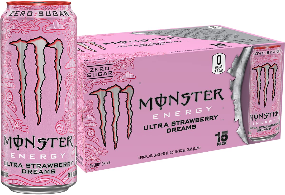 Monster Energy Zero Ultra, Sugar Free Energy Drink, 16 Ounce