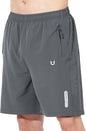 NORTHYARD Men's Athletic Running Shorts Gym Workout 7"/9"/5" Zipper Pockets