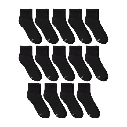 Hanes Women's Crew, Ankle, and No-Show Moisture-Wicking Cushioned Athletic Socks (14 Pack)