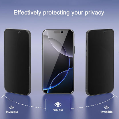 Ailun 3 Pack Privacy Screen Protector for iPhone 16 Pro Max, Tempered Glass