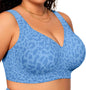 OEAK Womens Wireless Jelly Bras Plus Size Support Push Up Comfortable Bra