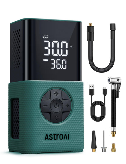AstroAI L7 Tire Inflator Portable Air Compressor,150 PSI Cordless Bike Pump