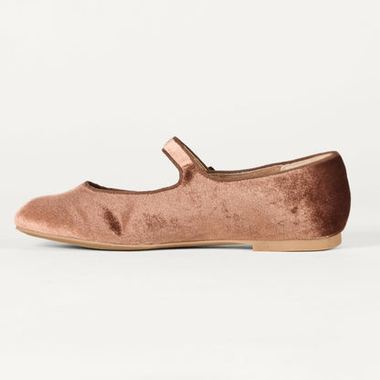 Amazon Essentials Women's Square-Toe Mary Jane Ballet Flat with Adjustable Metal Buckle Strap, Non-Slip Low Heel, Cushioned