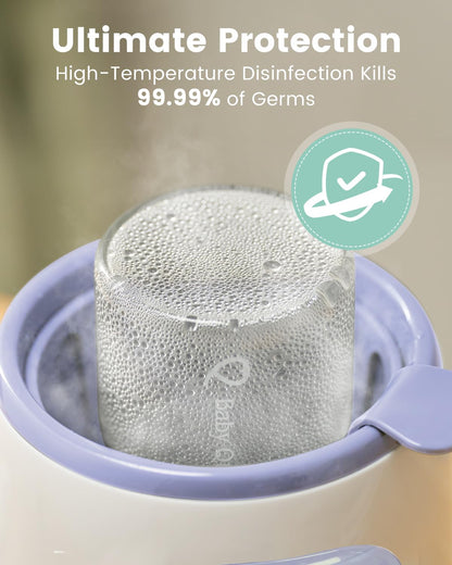 Grownsy 8-in-1 OG Fast Bottle Warmer with Timer, Gray